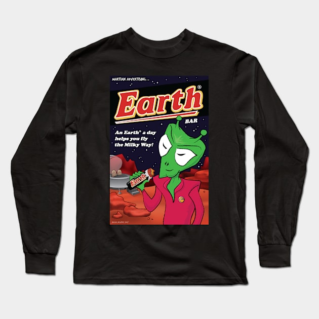 Martian Advertising Long Sleeve T-Shirt by StarToons